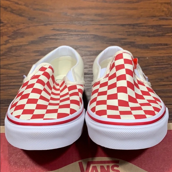 VANS CLASSIC SLIP-ON (Primary Check) Ring Red wmns - Picture 5 of 16